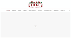 Desktop Screenshot of dekalbtownship.com